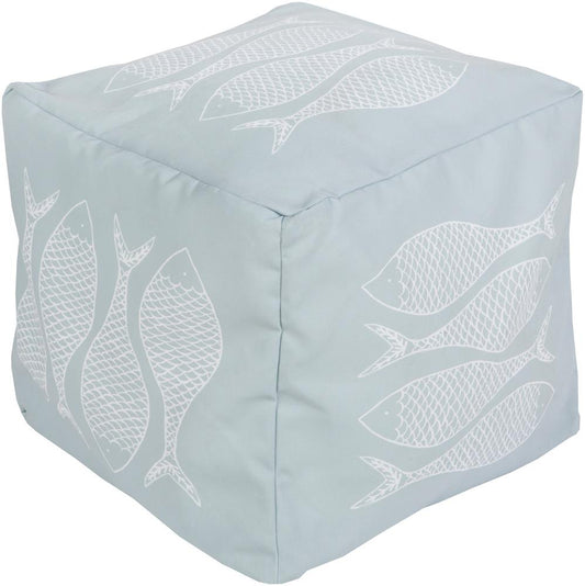 Livabliss - Rain Pouf - Pale Blue - POUF-277 veiw 1