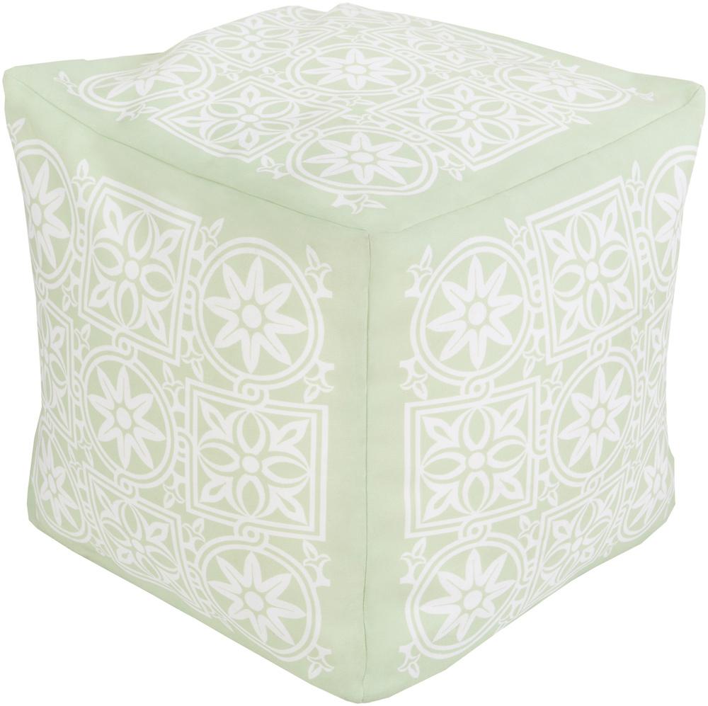 Livabliss - Rain Pouf - Seafoam - POUF-260 veiw 1