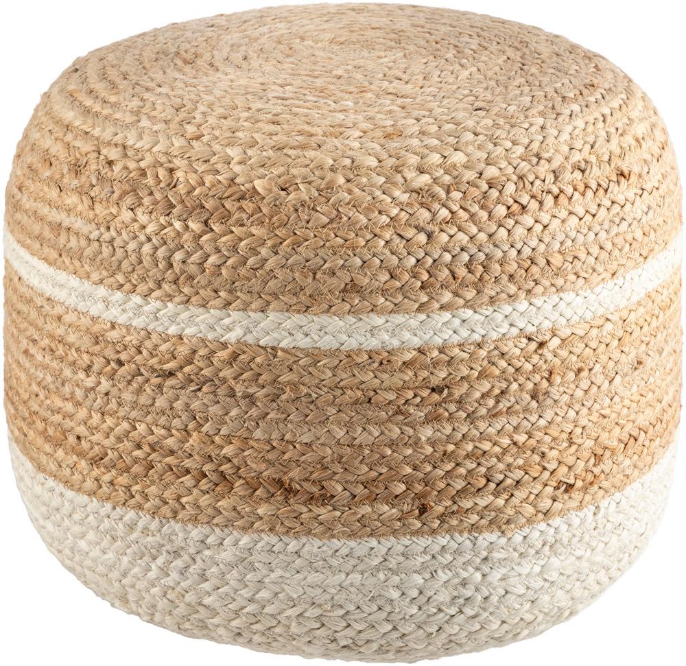 Livabliss - Saratov Pouf - Natural - SVPF001-141818 veiw 1