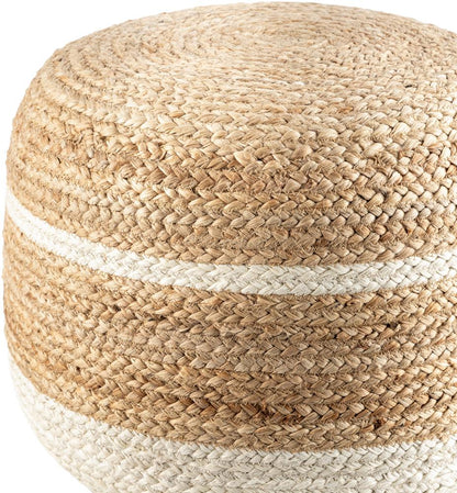 Livabliss - Saratov Pouf - Natural - SVPF001-141818 veiw 2