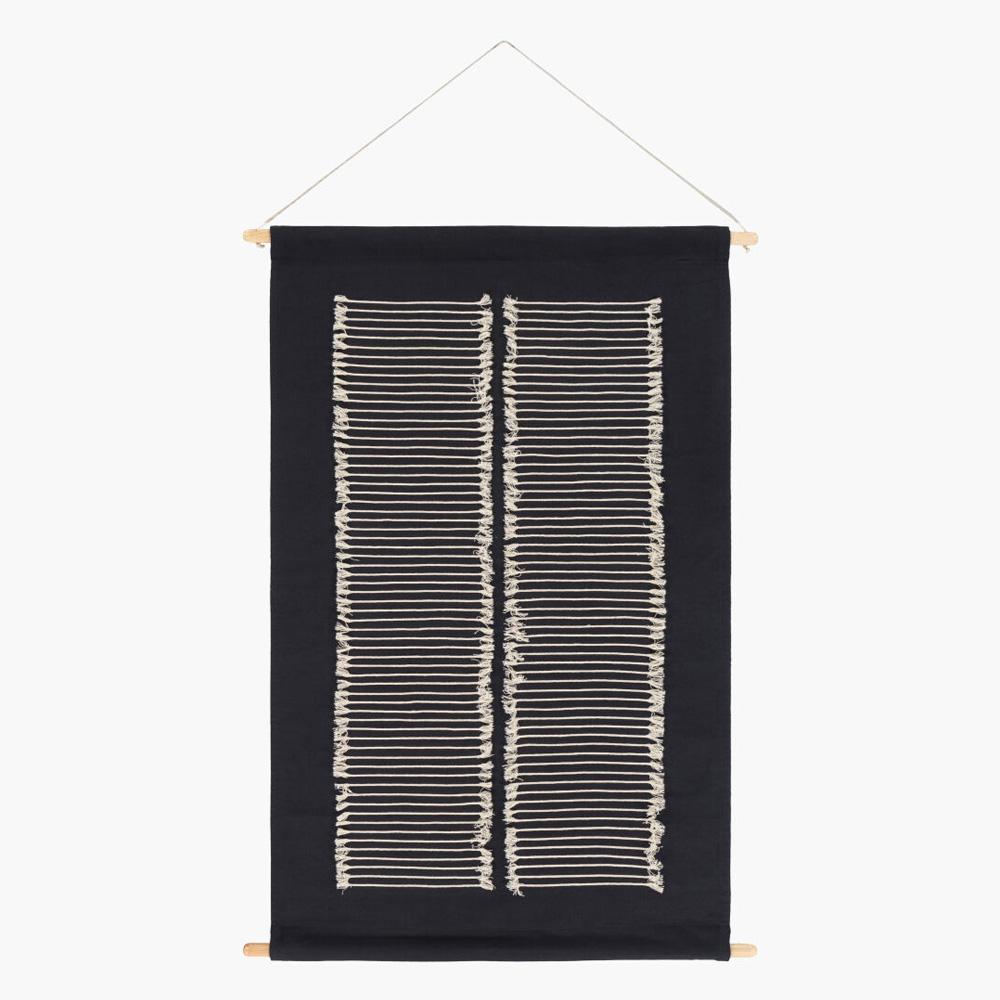 Livabliss - Savion Wall Hanging - Black - SVI1001-2436 veiw 1