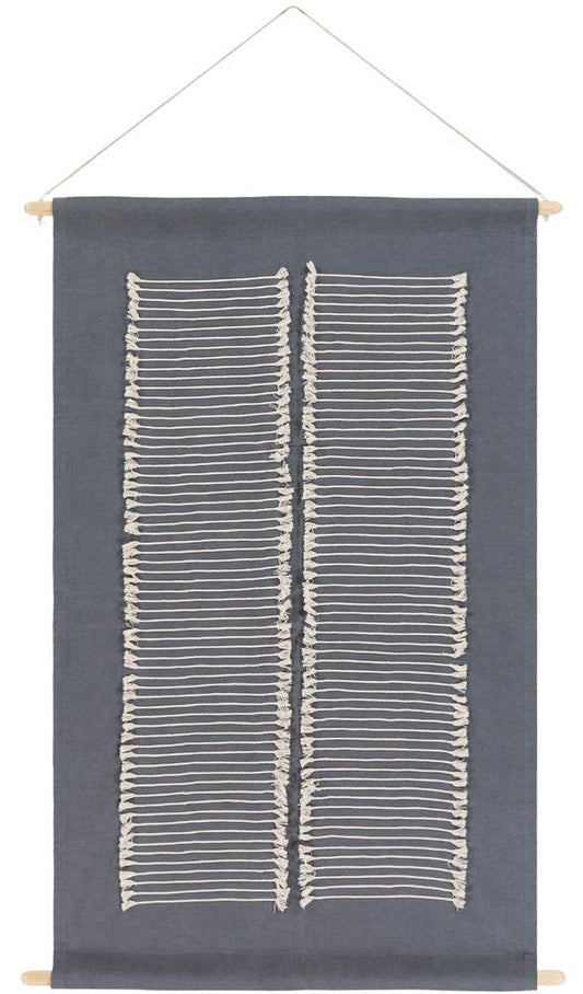 Livabliss - Savion Wall Hanging - Charcoal - SVI1003-3624 veiw 1