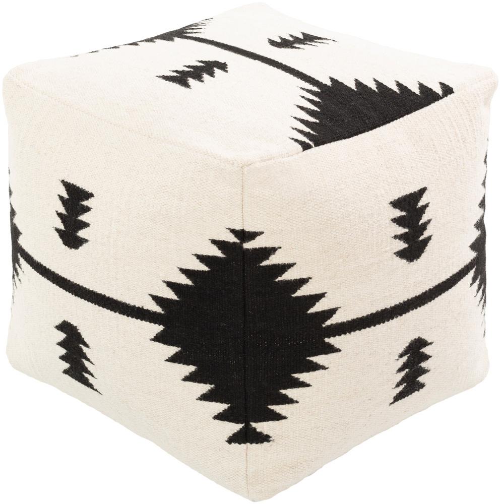 Livabliss - Shiprock Pouf - Cream - SOPF001-181818 veiw 1