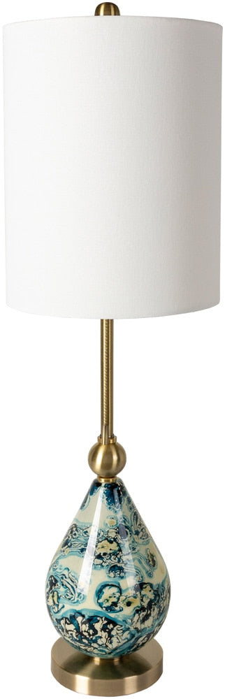 Livabliss - Snicarte Accent Table Lamp - Aqua - SNR-001 veiw 1