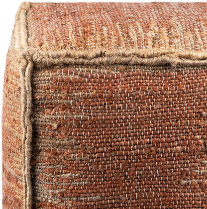 Livabliss - Sonali Pouf - Rust - SNPF002-161616 veiw 2