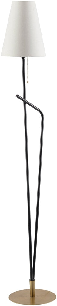 Livabliss - Sorano Accent Floor Lamp - Black - Gold - SRO-002 veiw 1