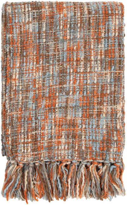 Livabliss - Tabitha Throw - Burnt Orange - TAT8206-5060 veiw 1