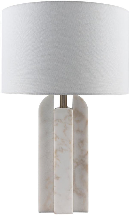 Livabliss - Tallado Accent Table Lamp - White - TLD-001 veiw 1