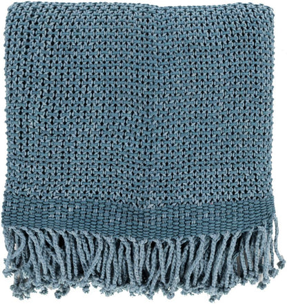 Livabliss - Tibey Throw - Light Blue - TBE5002-5070 veiw 1
