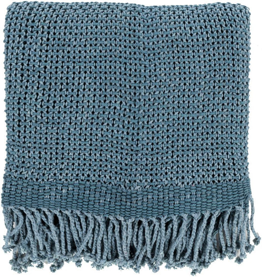Livabliss - Tibey Throw - Light Blue - TBE5002-5070 veiw 1