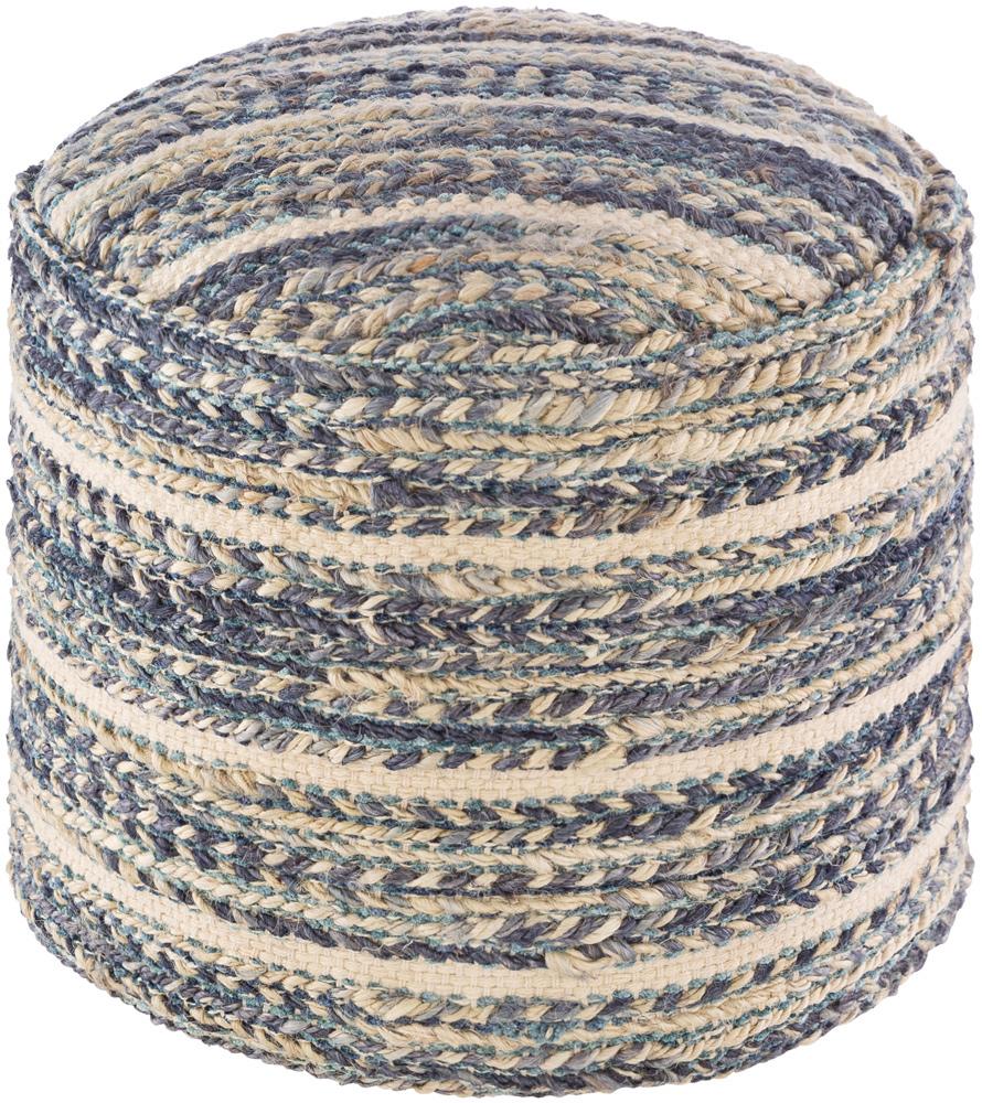 Livabliss - Tresse Pouf - Dark Blue - TSPF001-181814 veiw 1