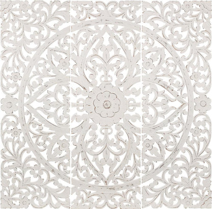 Livabliss - Vivaan Dimensional Wall Accent - White - VIA001-4848 veiw 1