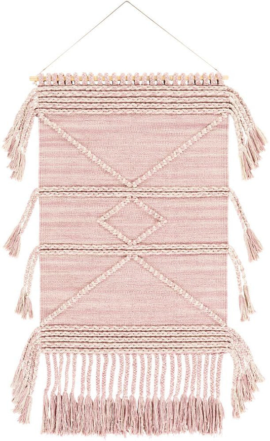 Livabliss - Zanafi Tassels Wall Hanging - Mauve - ZTS1000-2436_CLOSEOUT veiw 1
