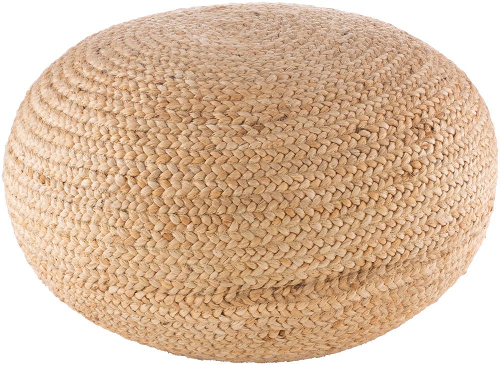 Livabliss - Zenobia Pouf - Tan - ZNB001-252513 veiw 1