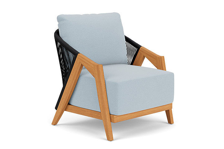 Lloyd Flanders - Alpine Lounge Chair In Natural Teak Finish With Unearth Dew Fabric - 3630020962084 view 1