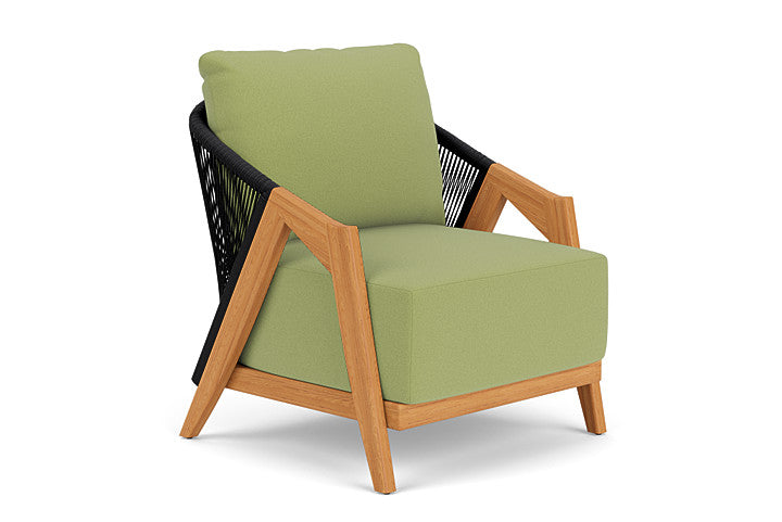 Lloyd Flanders - Alpine Lounge Chair In Natural Teak Finish With Unearth Spring Fabric - 3630020962067 view 1