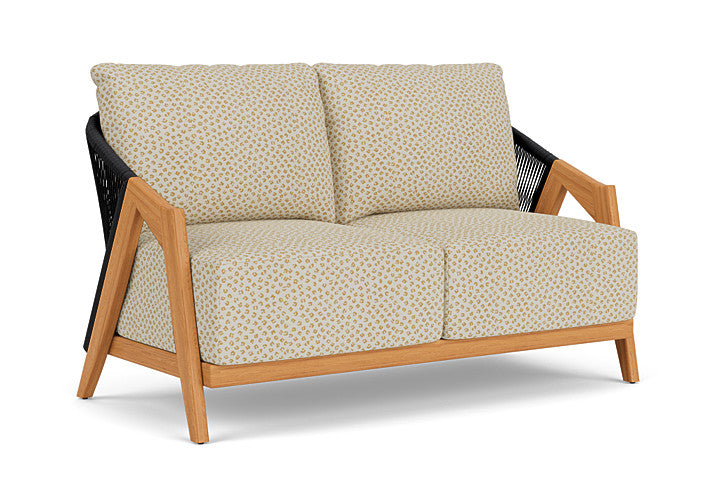 Lloyd Flanders - Alpine Loveseat In Natural Teak Finish With Bebot Sisal Fabric - 3630500962048 view 1
