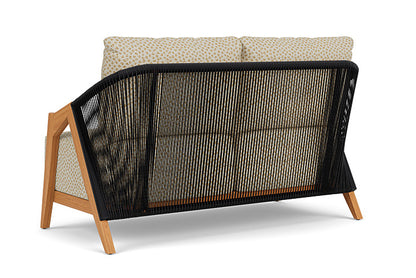 Lloyd Flanders - Alpine Loveseat In Natural Teak Finish With Bebot Sisal Fabric - 3630500962048 view 2