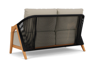 Lloyd Flanders - Alpine Loveseat In Natural Teak Finish With Callen Driftwood Fabric - 3630500962023 view 2