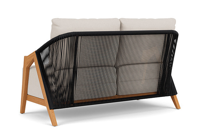 Lloyd Flanders - Alpine Loveseat In Natural Teak Finish With Canvas Canvas Fabric - 363050096319 view 2