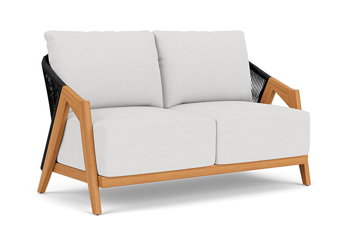 Lloyd Flanders - Alpine Loveseat In Natural Teak Finish With Canvas Natural Fabric - 363050096159 view 1