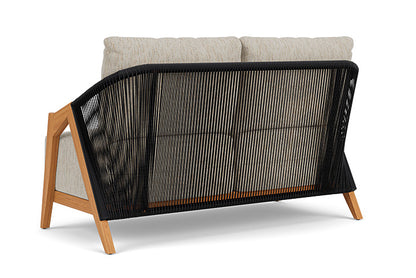 Lloyd Flanders - Alpine Loveseat In Natural Teak Finish With Charlotte Sparrow Fabric - 363050096183 view 2