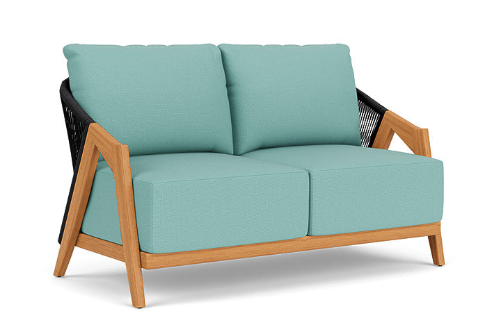 Lloyd Flanders - Alpine Loveseat In Natural Teak Finish With Fife Aruba Fabric - 363050096748 view 1