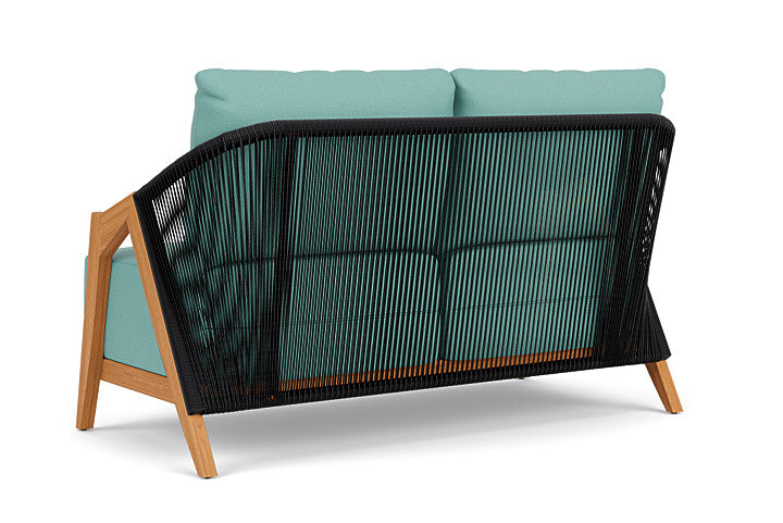 Lloyd Flanders - Alpine Loveseat In Natural Teak Finish With Fife Aruba Fabric - 363050096748 view 2