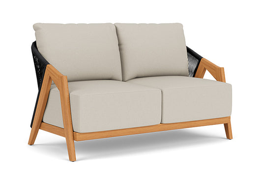 Lloyd Flanders - Alpine Loveseat In Natural Teak Finish With Fife Fog Fabric - 363050096181 view 1