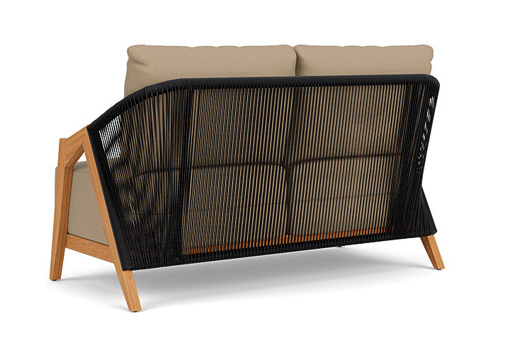 Lloyd Flanders - Alpine Loveseat In Natural Teak Finish With Fife Sahara Fabric - 363050096742 view 2