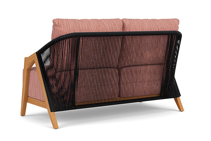 Lloyd Flanders - Alpine Loveseat In Natural Teak Finish With Friendly Carnival Fabric - 3630500962043 view 2