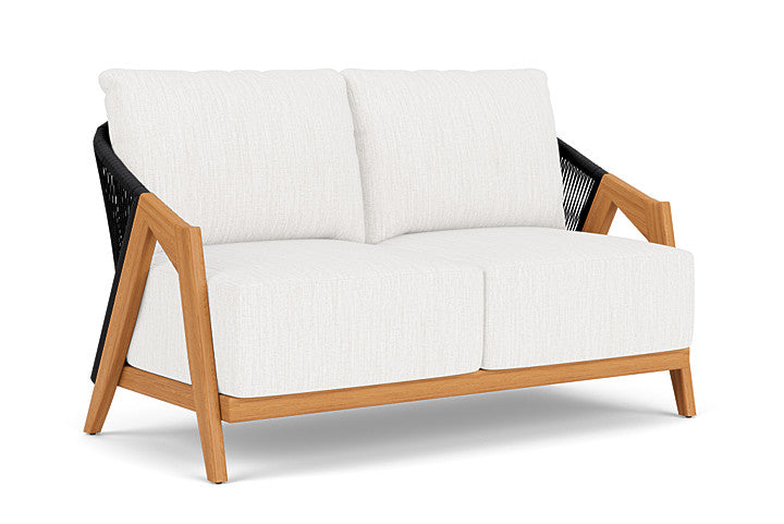 Lloyd Flanders - Alpine Loveseat In Natural Teak Finish With Friendly Natural Fabric - 3630500962042 view 1