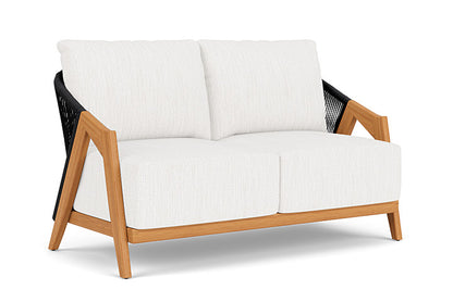 Lloyd Flanders - Alpine Loveseat In Natural Teak Finish With Friendly Natural Fabric - 3630500962042 view 1