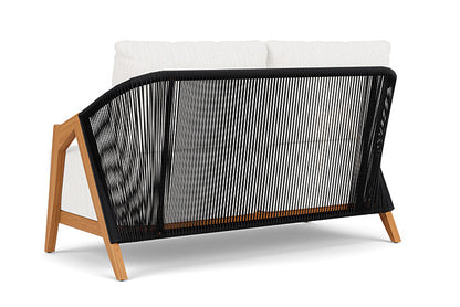 Lloyd Flanders - Alpine Loveseat In Natural Teak Finish With Friendly Natural Fabric - 3630500962042 view 2