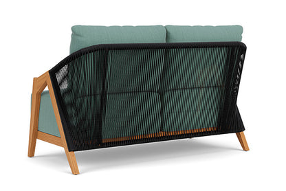 Lloyd Flanders - Alpine Loveseat In Natural Teak Finish With Loveboat Mint Fabric - 3630500962010 view 2