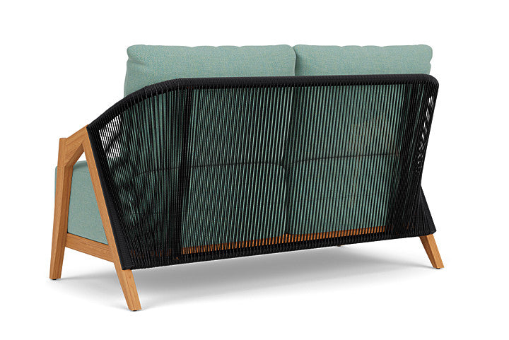 Lloyd Flanders - Alpine Loveseat In Natural Teak Finish With Pavian Pool Fabric - 3630500962045 view 2