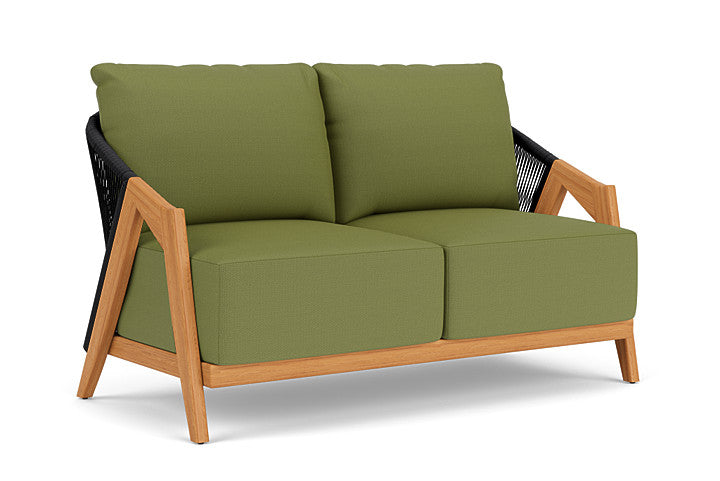 Lloyd Flanders - Alpine Loveseat In Natural Teak Finish With Reflections Grass Fabric - 3630500962051 view 1