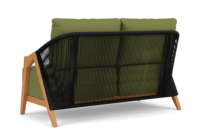 Lloyd Flanders - Alpine Loveseat In Natural Teak Finish With Reflections Grass Fabric - 3630500962051 view 2