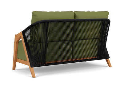 Lloyd Flanders - Alpine Loveseat In Natural Teak Finish With Reflections Grass Fabric - 3630500962051 view 2