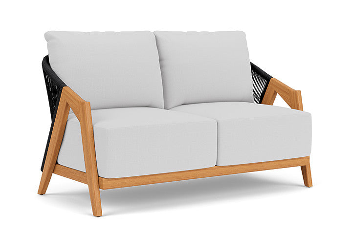 Lloyd Flanders - Alpine Loveseat In Natural Teak Finish With Reflections Ice Fabric - 3630500962052 view 1