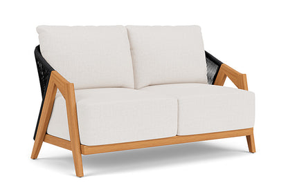 Lloyd Flanders - Alpine Loveseat In Natural Teak Finish With Reflections Snow Fabric - 3630500962014 view 1