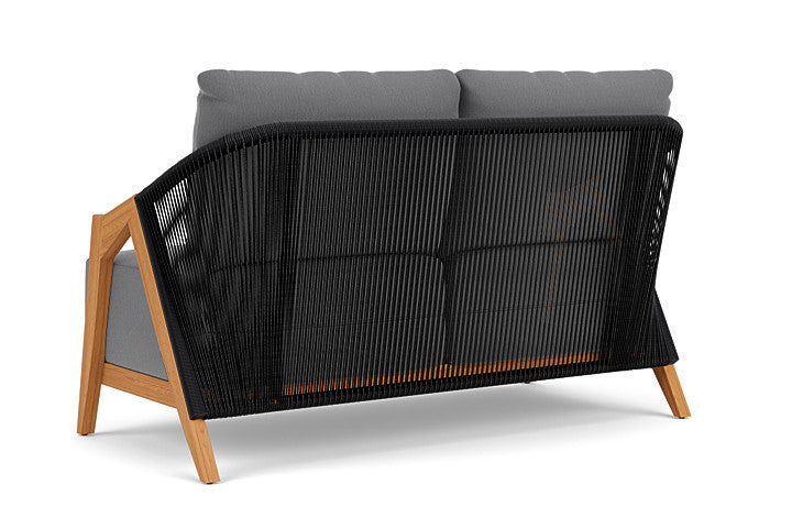 Lloyd Flanders - Alpine Loveseat In Natural Teak Finish With Remy Graphite Fabric - 3630500962003 view 2