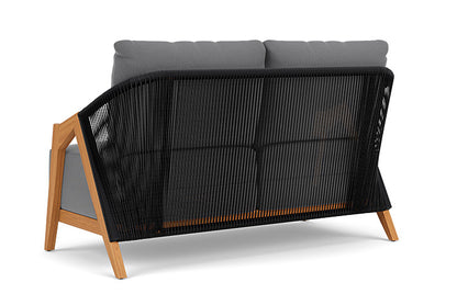 Lloyd Flanders - Alpine Loveseat In Natural Teak Finish With Remy Graphite Fabric - 3630500962003 view 2