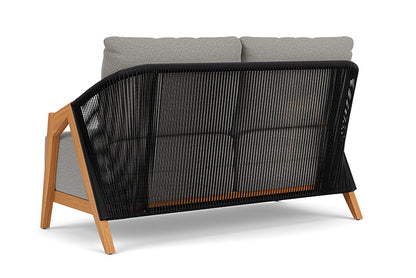 Lloyd Flanders - Alpine Loveseat In Natural Teak Finish With Rumba Nickel Fabric - 3630500962011 view 2