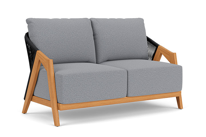 Lloyd Flanders - Alpine Loveseat In Natural Teak Finish With Rumba Stonewashed Fabric - 3630500962006 view 1