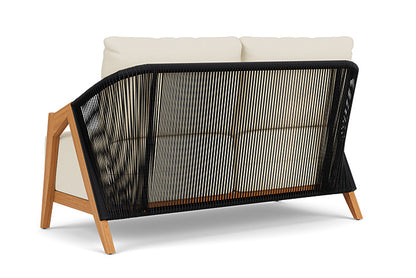 Lloyd Flanders - Alpine Loveseat In Natural Teak Finish With Sailcloth Sailor Fabric - 363050096434 view 2