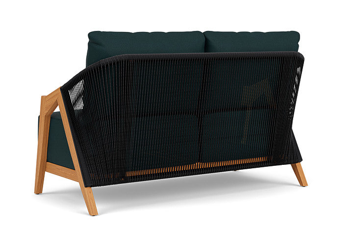 Lloyd Flanders - Alpine Loveseat In Natural Teak Finish With Sandberg Lagoon Fabric - 3630500962039 view 2