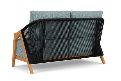 Lloyd Flanders - Alpine Loveseat In Natural Teak Finish With Serene Ocean Fabric - 3630500962032 view 2