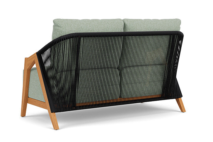 Lloyd Flanders - Alpine Loveseat In Natural Teak Finish With Serene Spa Fabric - 3630500962031 view 2