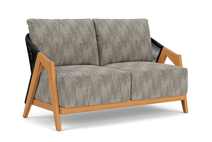 Lloyd Flanders - Alpine Loveseat In Natural Teak Finish With Surface Slate Fabric - 3630500962056 view 1